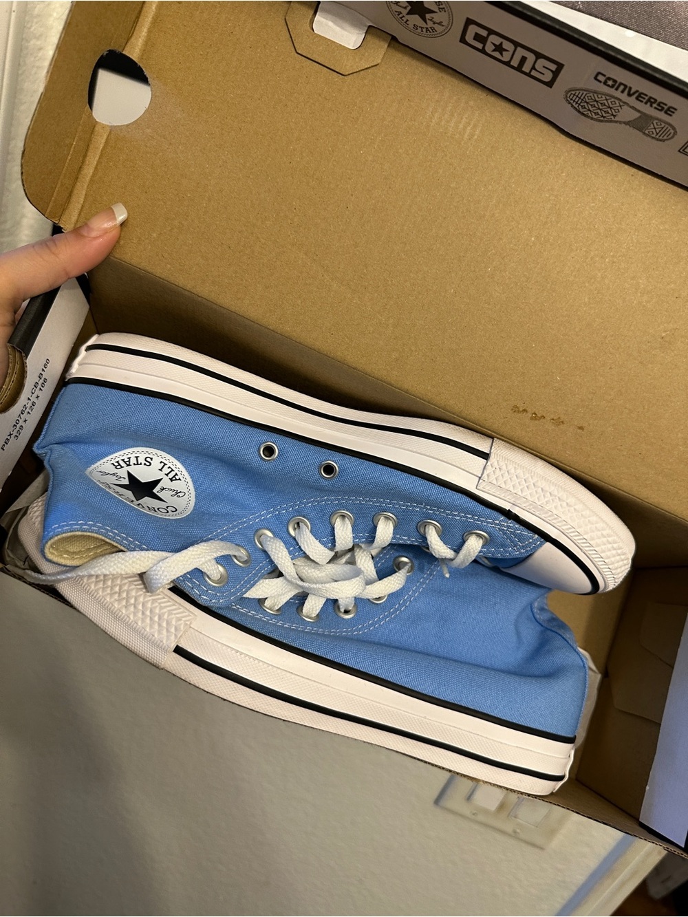Converse University Blue High Top Chuck Taylor Sneakers